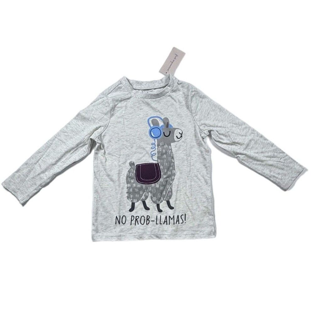 First Impressions brand "No Prob-Llama" long-sleeve t-shirt. Size 4T